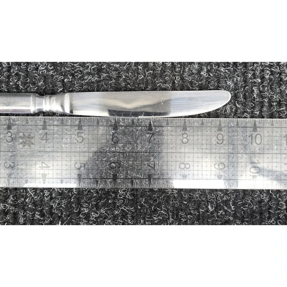 Set Of 5 Towle Living STEPHANIE 18/0 Stainless Flatware Spoons Knives Gloss‎